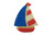 R&M Sailboat Cookie Cutter 3.5" - Blue