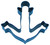 R&M Anchor Cookie Cutter 4.5" - Blue