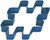 R&M Hashtag Cookie Cutter 4" Navy