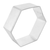 R&M Hexagon Cookie Cutter 3"