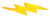 R&M Lightning Bolt Cookie Cutter 5"