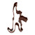 R&M Monkey Cookie Cutter 5.25"- Brown