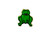 R&M Mini Frog Cookie Cutter 1.5", Bright Green