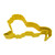 R&M Lion Cookie Cutter 4.5" -Yellow