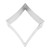 R&M Diamond Cookie Cutter 3.25"