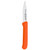 Messermeister, Petite Messer 3" Clip Point Paring Knife, Sheath, Orange