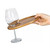 Picnic Time, Toscana, Wine Appetizer Plate Set Of 4, Acacia Wood