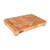 John Boos, Maple Wood End Grain Chopping Block with Stainless Steel Bun feet, w/Groove 18'x12"x1-3/4"