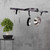 Enclume Hammered Steel Premier Shelf with Half Circle Wall Pot Rack