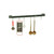 Enclume 24" Handcrafted Classic 6 Hook Wall Rack Utensil Bar
