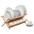 HIC Kitchen Bamboo Foldable Compact Dish Drying Rack