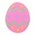 R&M, Easter Egg Cookie Cutter 2.5" - White