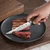 Cangshan, Thomas Keller 4pc Steak Knife Set Black Handle with Walnut Box