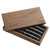 Cangshan, Thomas Keller 4pc Steak Knife Set Black Handle with Walnut Box