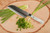 Lamson, Ice Series 7″ Premier Forged Santoku Kullenschliff (Granton) Edge