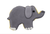 R&M Elephant Cookie Cutter 3.5"- Red