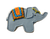 R&M Elephant Cookie Cutter 3.5"- Red