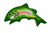 R&M Salmon Cookie Cutter 4.5", Pink
