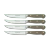 Wusthof, Classic 4 Piece Steak Knife Set, Velvet Oyster