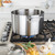 Viking, Professional Stock Pot 5ply, 8qt with satin finish
