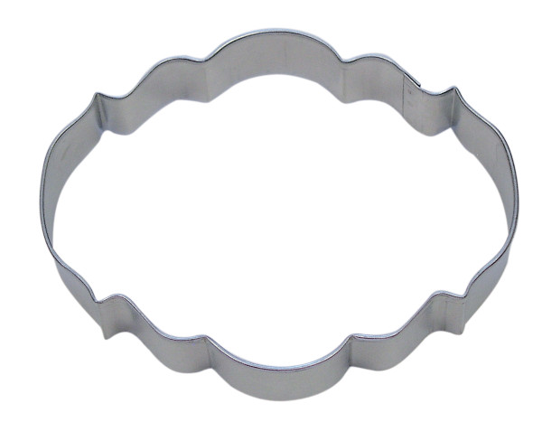 R&M Elegant Plaque Cookie Cutter 4.25"