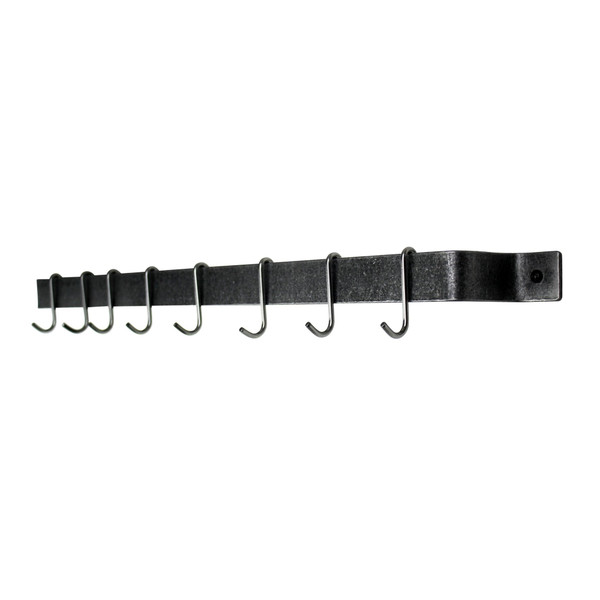Enclume 24" Easy Mount Wall Rack in Hammered Steel