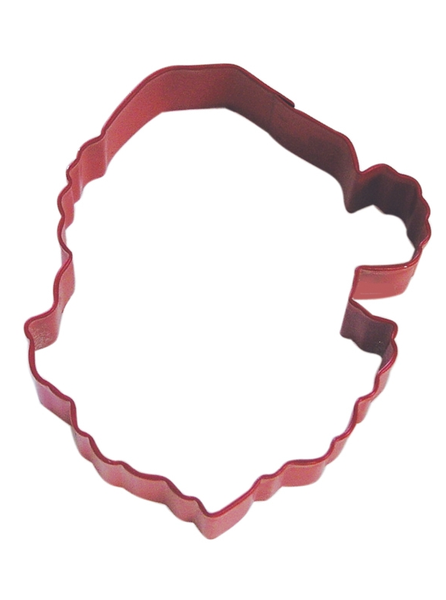 R&M Santa Face Cookie Cutter 3.75" Red