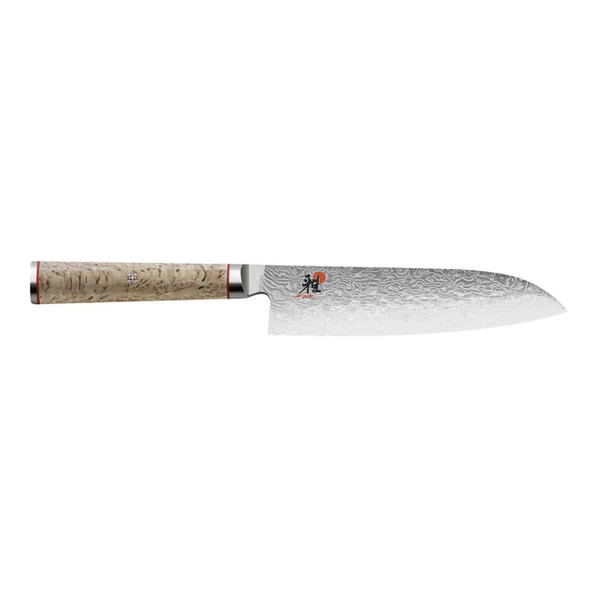 Zwilling Miyabi Birchwood SG2 7" Fine Edge Santoku Damascus