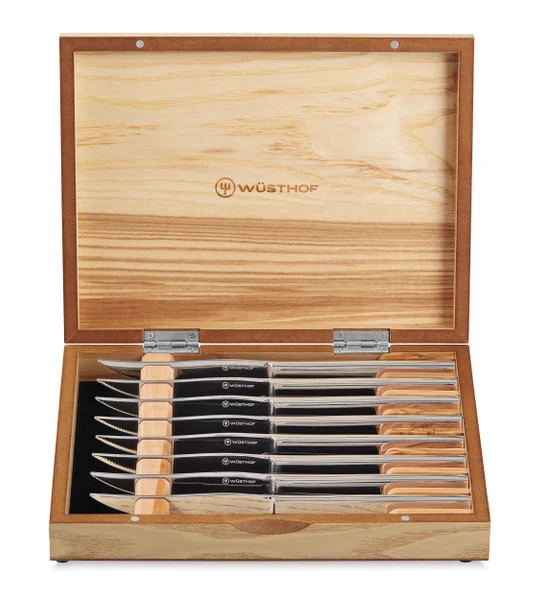Wusthof Serrated 8 Piece Stainless Mignon Steak Knife Set