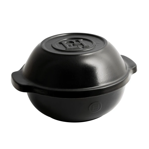 Emile Henry, Bread Pot 9.5" 2.1Qt. Burgundy