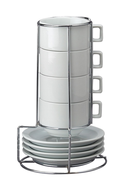 HIC, Stackable Cappuccino Mug Set