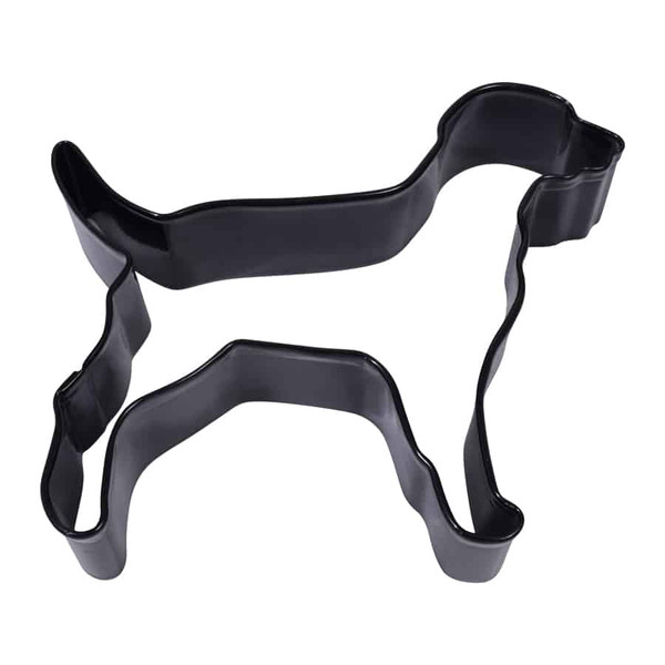 R&M Labrador-Dalmatian Cookie Cutter 4" - Black