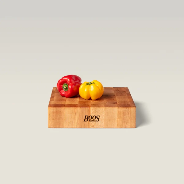 John Boos, Maple Square Chopping Block, Reversible, End Grain 15"x15"x3"