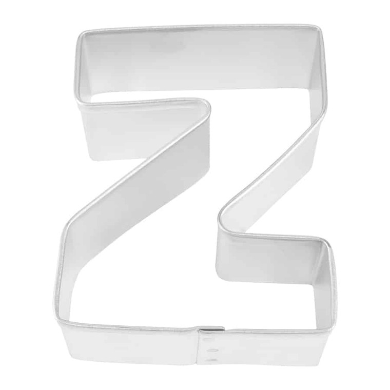 R&M Letter Z Cookie Cutter 2.75"