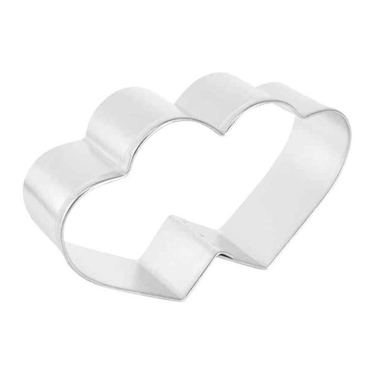 R&M Double Heart Cookie Cutter 3.5"