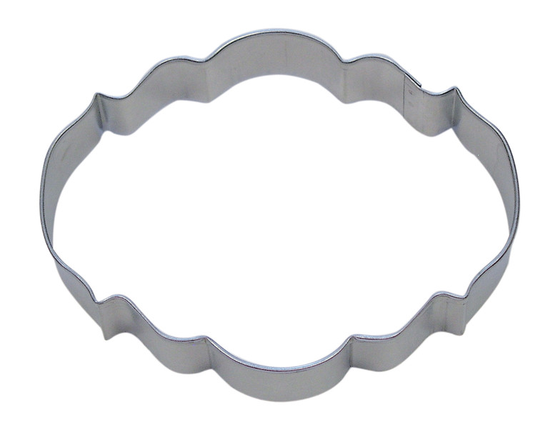R&M Elegant Plaque Cookie Cutter 4.25"