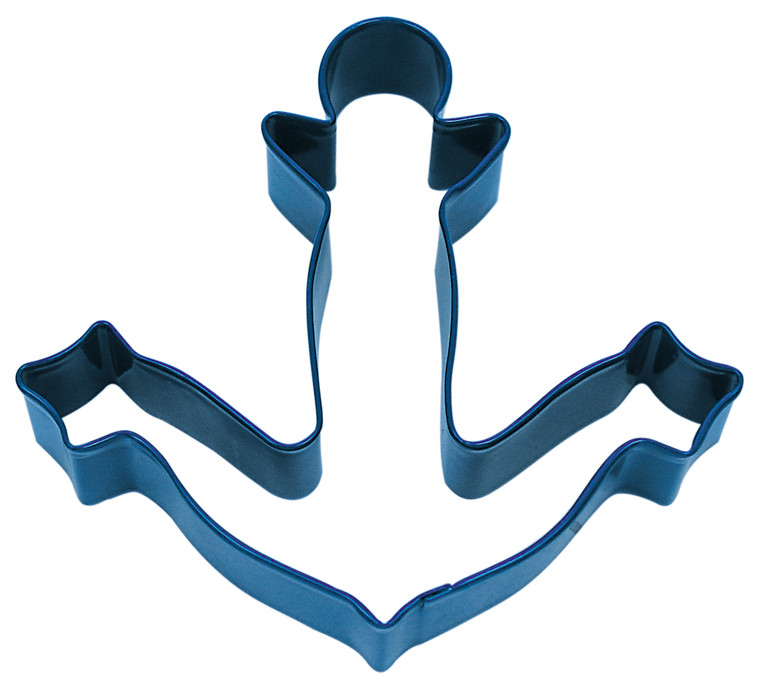 R&M Anchor Cookie Cutter 4.5" - Blue