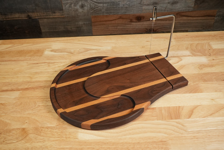 Tommy Coleman TAC, Walnut & Ash Wood Cheese Board