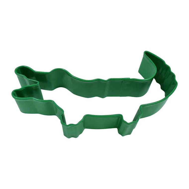 R&M Alligator Cookie Cutter 4.5"- Bright Green
