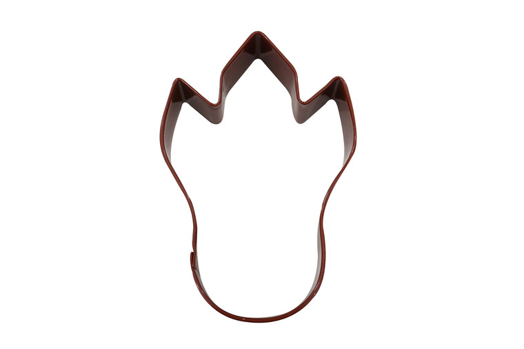 R&M Dinosaur Foot Cookie Cutter 4" Brown