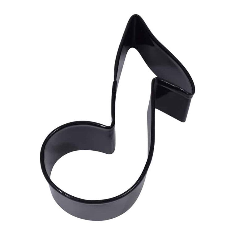 R&M Music Note Cookie Cutter 3.5" -Black