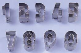Ateco 9 pc Small Number Cutter Set- Stainless