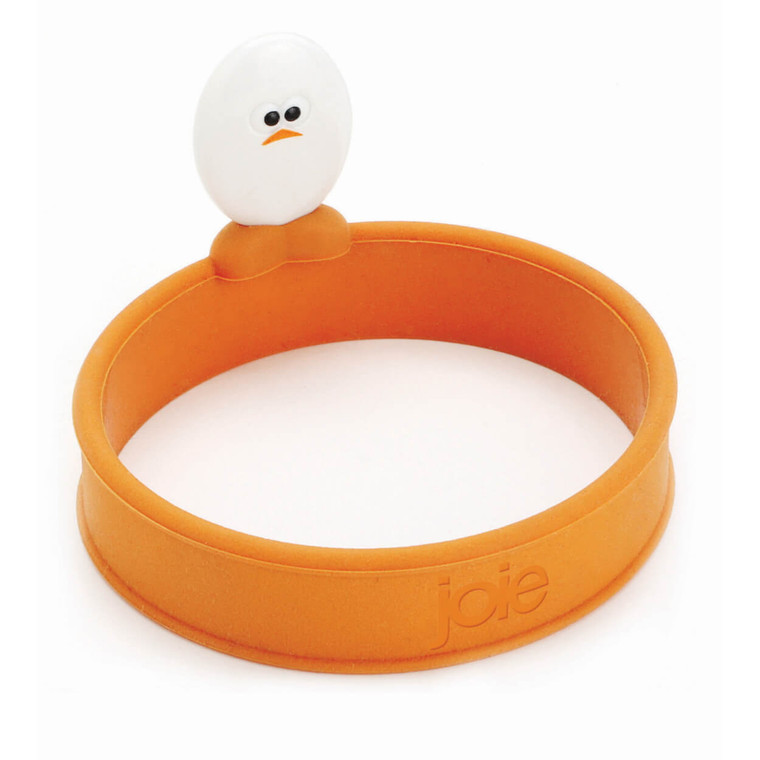 Joie Roundy orange silicone egg ring product shot (white bg)