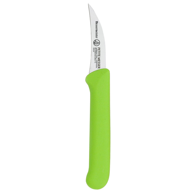 Messermeister, Petite Messer Green 2.5" Bird's Beak Paring Knife with Sheath