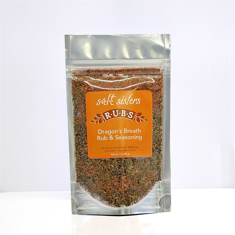 S.A.L.T. Sisters Dragon's Breath Rub & Seasoning 3 oz