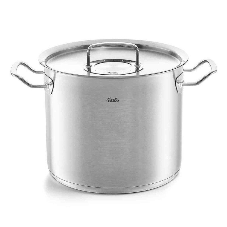 Fissler, Original-Profi Collection Stainless Steel High Stock Pot with Lid, 14.8 Quart