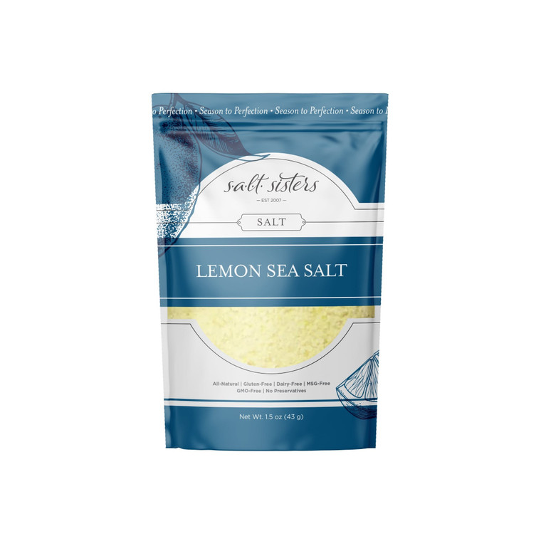 Salt Sisters, Lemon Sea Salt 2oz