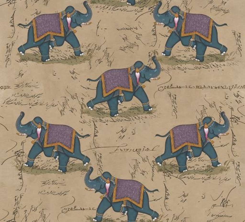 Mahout in Multi on Legacy Cotton Fabric Swatch Memo - Michelle Nussbaumer Collection