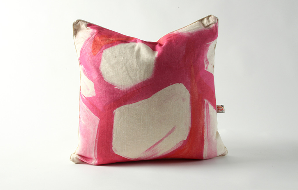 Pink Rhomba Pillow