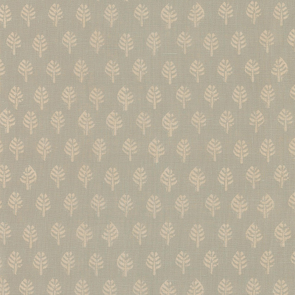 Leventine Reverse in Sky on Natural Linen Fabric by the Yard - Michelle Nussbaumer Collection